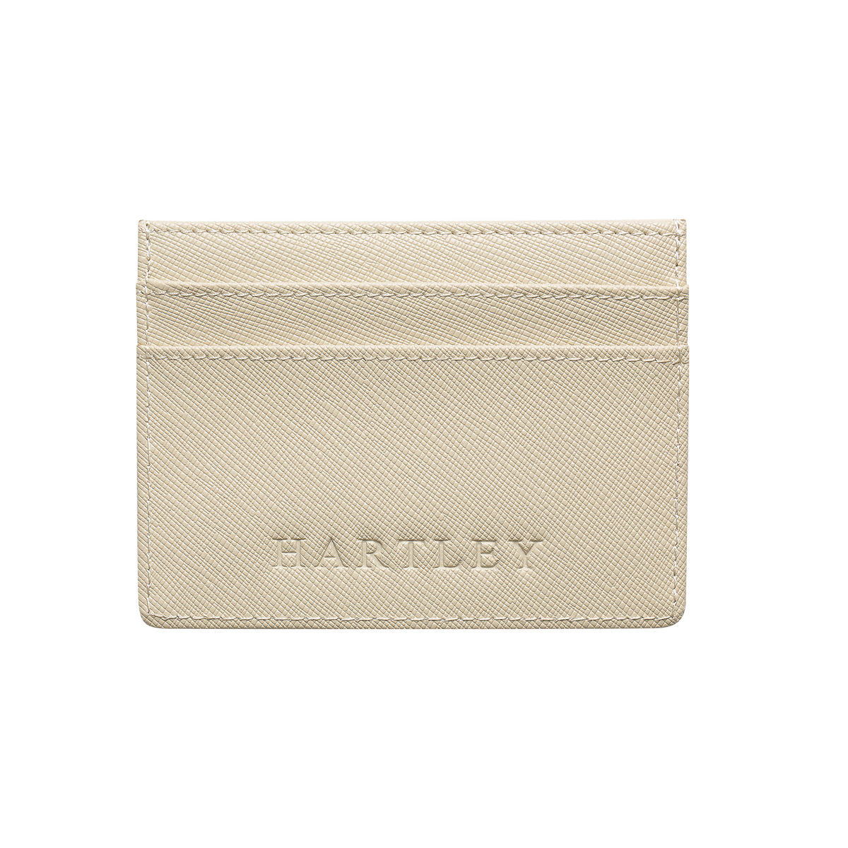 Hartley Beige Saffiano Italian Wallet