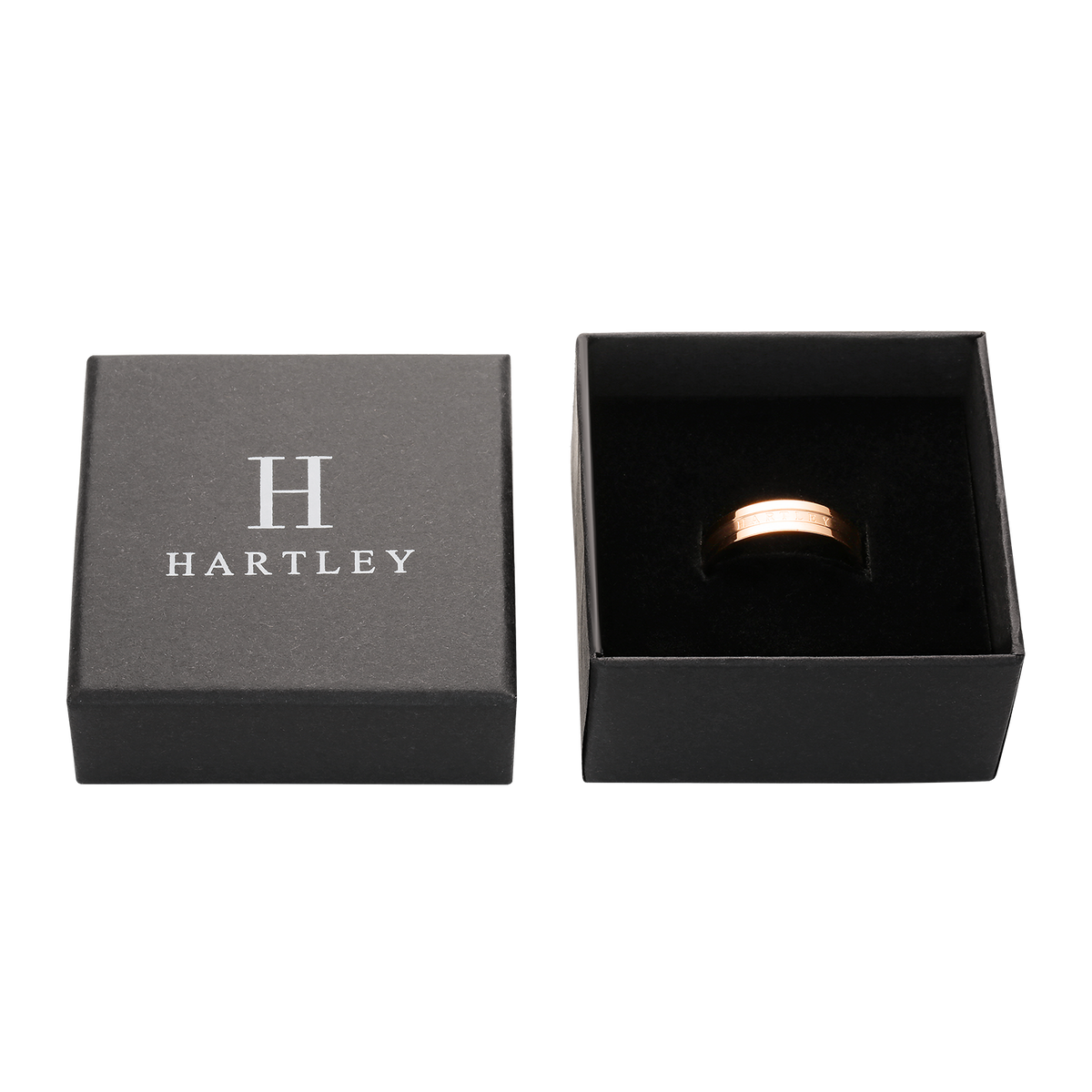 Hartley Rose Gold Elegance Ring In Box