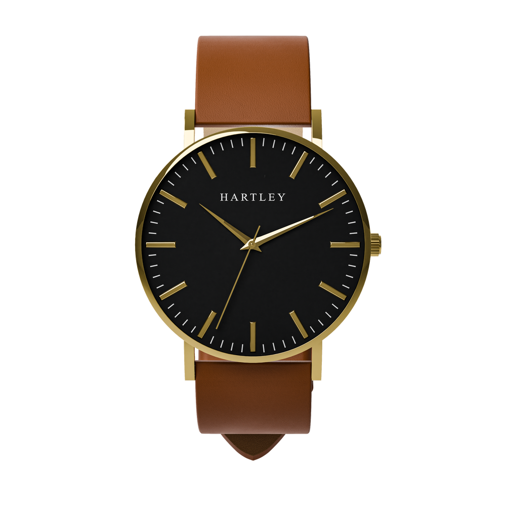 Heritage Gold with Brown Leather