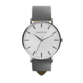 Heritage Silver with Grey Leather
