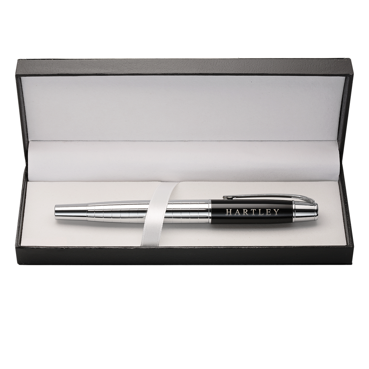 Hartley Silver Executive Fountain Pen In Box